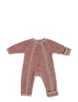Smallstuff - Jumpsuit W. Zipper, Bouclé Merino Wool, Rose - Kombinezonas - Rožinė