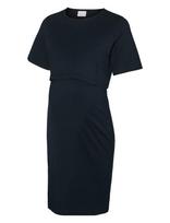 Mamalicious - Mlmay June Ss Jrs Abk Dress 2F - Trumpa suknelė - Tamsiai mėlyna