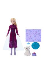 Frost - Disney Frozen Elsa Fashion Doll & Polar Bear Cub Figure With 4 Nurturing Accessories - Lėlė - Marga / raštuota