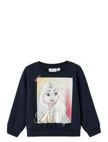 Name It - Nmfjill Frozen Nreg Sweat Unb Wdi - Megztinis - Tamsiai mėlyna