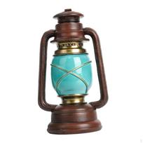 Kolekcinė skulptūra dervos figūrėlė klasikinis modelis gimtadienio dovana vintažinio stiliaus statulėlė retro Lantern 7.5x6x13cm