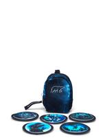 Beckmann Norway - Mini Backpack With Buttons, Tech Rex - Kuprinė - Mėlyna