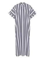 Gant - Os Striped Caftan Dress - Marškininė suknelė - Balta