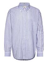 Gant - Rel Texture Stripe Shirt - Dryžuoti marškiniai - Mėlyna