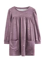 Lindex - Tunika I Velour - Palaidinės ir tunikos - Violetinė