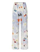 STINE GOYA - 2263 Dry Viscose, Elasticated Long - Plačios kelnės - Marga / raštuota
