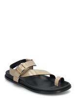 ALOHAS - Siren Leather Sandals - Plokščiapadžiai sandalai - Smėlio