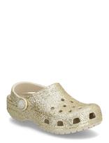 Crocs - Classic Chunky Glitter Clog T - Klumpės - Smėlio