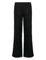 Cream - Crcanna Pant - Plačios kelnės - Juoda
