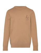 Lyle & Scott - L&S Monogram Crew Neck Jumper - Megztinis - Ruda