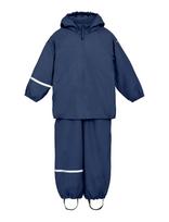 CeLaVi - Rainwear Set W. Fleece - Lietaus drabužių komplektas - Mėlyna