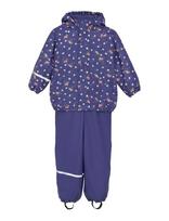 CeLaVi - Rainwear Set - Aop, W. Fleece - Lietaus drabužių komplektas - Mėlyna