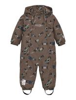 Minymo - Snow Suit Aop - Slidinėjimo kombinezonai ir komplektai - Ruda
