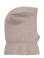 Huttelihut - Balaclava Wool Knit Windstop - Balaklava - Smėlio