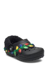 Crocs - Clsc Lined Holiday Lights Cgk - Šlepetės ir batai kambariams - Juoda