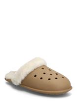 Crocs - Classic Fuzz Scuff - Šlepetės - Smėlio