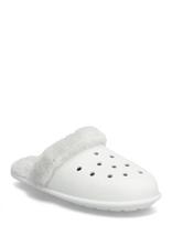 Crocs - Classic Fuzz Scuff - Šlepetės - Balta
