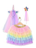 Den Goda Fen - Tutu Unicorn Set - Personažų kostiumas - Marga / raštuota