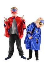 Den Goda Fen - Cape W Accessories Blue/Red - Personažų kostiumas - Raudona
