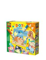 SES Creative - Dot Markers - 3 Colours Xxl - Activity Cards - Spalvoti pieštukai - Marga / raštuota