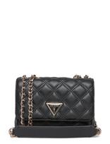 GUESS - Giully Ii Mini 2 Comp Cvrt Flp - Rankinė per petį - Juoda