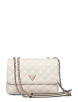 GUESS - Giully Ii 2 Comp Cnvrtble Flap - Rankinė - Kreminė spalva