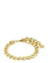 Pilgrim - Charm Curb Chain Bracelet Gold-Plated - Apyrankė - Aukso