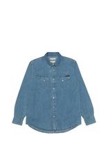 Nudie Jeans - Gunnar Light Used Denim Shirt Light Blue - Džinsiniai marškiniai - Mėlyna