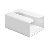Inovatyvi prie sienos montuojama servetėlių dėžutė tualetiniam popieriui, servetėlėms, skirta namams, virtuvei, miegamajam (Baltas) White
