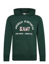 Gant - Printed Graphic Hoodie - Džemperis - Žalia
