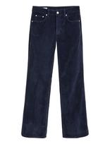 Gant - Corduroy Flare Jeans - Platėjančios kelnės - Mėlyna