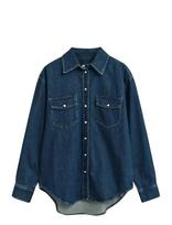 Gant - Rel Pocket Denim Shirt - Džinsiniai marškiniai - Mėlyna