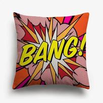 Amerikietiško POP meno pagalvėlių užvalkalai BANG WOW BOOM POW Pagalvėlės užvalkalas Namų dekoratyvinis Pagalvės užvalkalas sofai 30x30cm smėlis