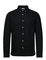 Knowledge Cotton Apparel - Organic Cotton Checked Shirt Gots - Languoti marškiniai - Juoda