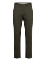 Knowledge Cotton Apparel - Chuck Regular Canvas Pants - Klasikinės kelnės - Chaki spalva