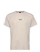 BOSS - Balance T-Shirt Rn - Marškinėliai trumpomis rankovėmis - Kreminė spalva
