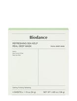 Biodance - Refreshing Sea Kelp Real Deep Mask (4 Pcs.) - Lakštinė kaukė - Nude