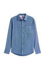 Tommy Jeans - Tjm Reg Flannel Shirt Ext - Flaneliniai marškiniai - Mėlyna