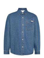 Calvin Klein Jeans - Classic Harbour Blue Overshirt - Džinsiniai marškiniai - Mėlyna