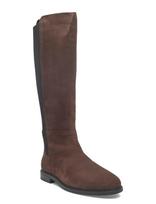 Tommy Hilfiger - Flag Suede Long Boot - Ilgaauliai batai - Ruda