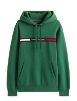 Tommy Hilfiger - Hilfiger Chest Insert Hoody - Džemperis - Žalia