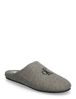 Calvin Klein - Home Slipper Mule Wool Felt - Šlepetės - Pilka