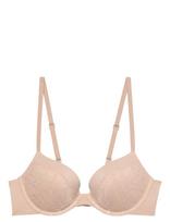 Calvin Klein - Push Up Plunge - Push Up liemenėlė - Smėlio
