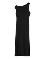 Calvin Klein - Crepe One Shoulder Dress - Vakarinė suknelė - Juoda