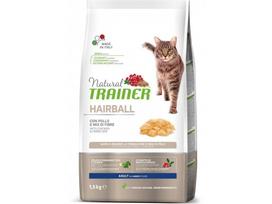 Sausas kačių maistas Natural Trainer Hairball, vištiena, 1.5 kg