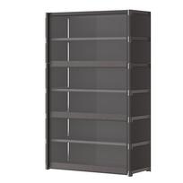 7 Tiers Shoe Rack Organizer with Lid Shoe Storage Cabinet with Clear Flip Door  Storage Cabinet for Bags  Books Clothes juoda