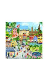 Eeboo - Puzzle 1000 Pcs - Copenhagen - Dėlionė - Marga / raštuota