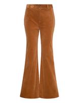 Lauren Ralph Lauren - High-Rise Corduroy Flare Pant - Platėjančios kelnės - Ruda