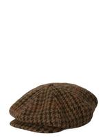 Polo Ralph Lauren - Houndstooth Wool Tweed Newsboy Cap - Kepurė - Ruda