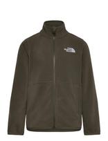 The North Face - Teen Glacier Fz Zip In Jacket - Flisinė striukė - Chaki spalva